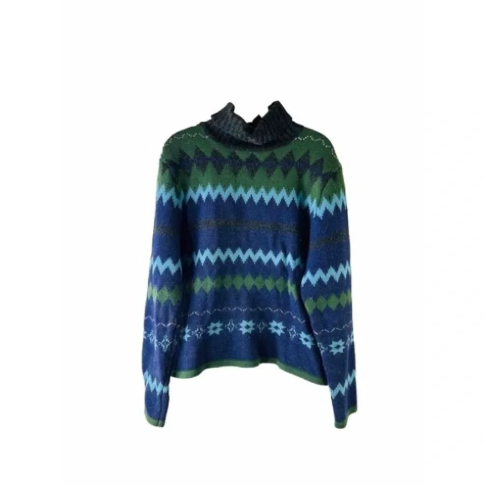 Field Gear Lambswool Blend Striped Sweater Vintage